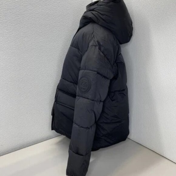 NEW UGG Womens Jacket Black Size S Kennedey Hooded Puffer Full Zip Polyester - Picture 10 of 12